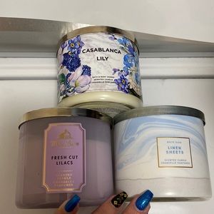 Bath and body candles